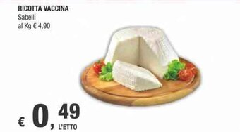 Crai RICOTTA VACCINA Sabelli offerta