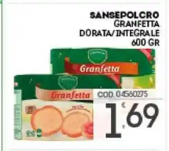 SANSEPOLCRO GRANFETTA DORATA/INTEGRALE 600 GR