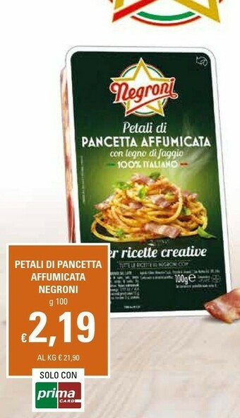 Basko Negroni Pancetta offerta