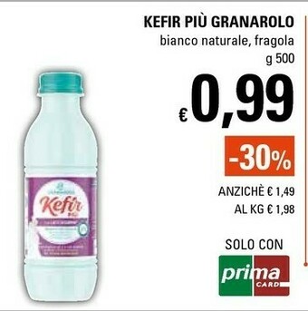 Basko Granarolo Kefir Piu offerta