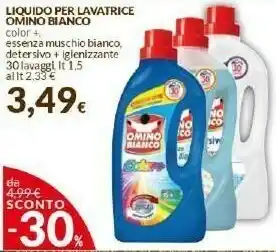Doro Supermercati Omino Bianco Liquido Per Lavatrice offerta