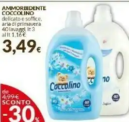 Doro Supermercati Coccolino Ammorbidente offerta
