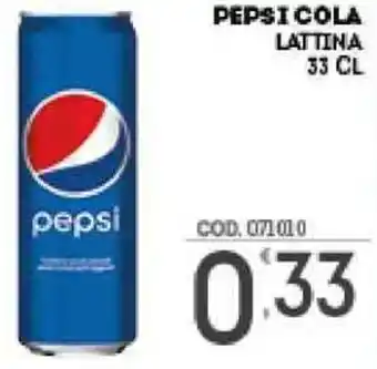 Eurocash PEPSI COLA LATTINA 33 CL offerta