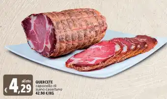 Quercete capocollo di suino casertano