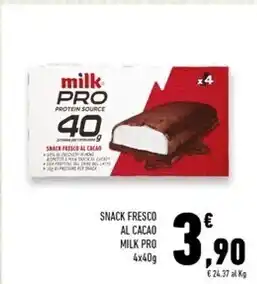 Conad Superstore Milk pro snack fresco al cacao offerta