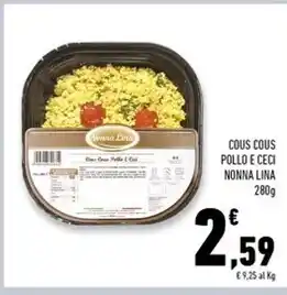 Conad Superstore Nonna lina cous cous pollo e ceci offerta