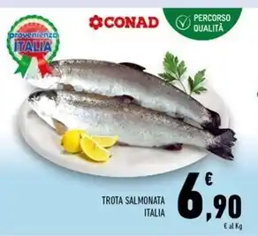 Conad Superstore Conad trota salmonata italia offerta