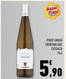 Conad Superstore Costalta pinot grigio trentino doc offerta
