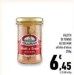 Conad Superstore Asdomar filetti di tonno all olio di oliva offerta