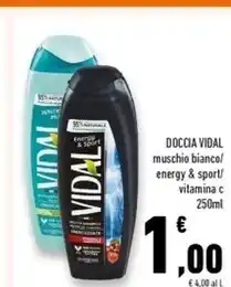 Conad Superstore Vidal doccia muschio bianco offerta