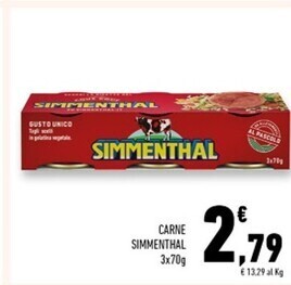 Conad Superstore Simmenthal carne offerta