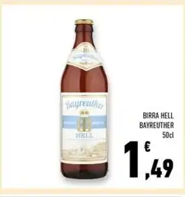 Conad Superstore Bayreuther birra hell offerta