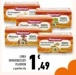 Conad Superstore Plasmon linea omogeneizzati offerta
