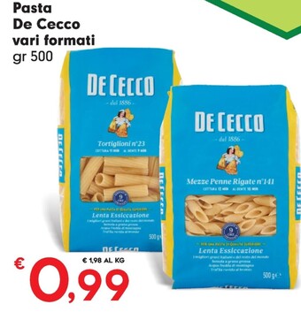Despar De cecco pasta offerta