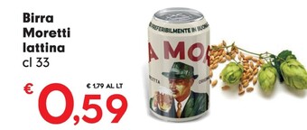 Despar Moretti birra lattina offerta
