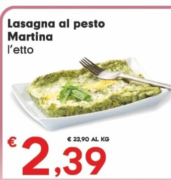 Martina lasagna al pesto