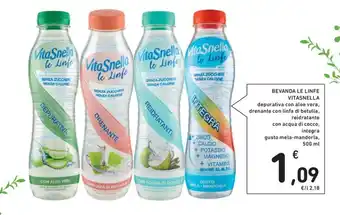 Conad BEVANDA LE LINFE VITASNELLA 500 ml offerta