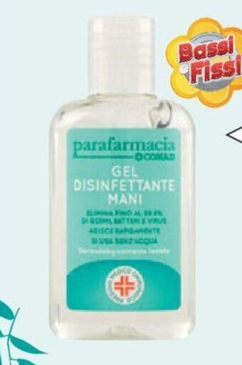 Conad GEL DISINFETTANTE MANI PARAFARMACIA CONAD 80 ml offerta