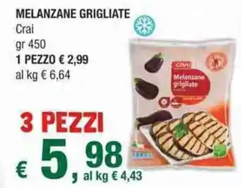 MELANZANE GRIGLIATE Crai gr 450