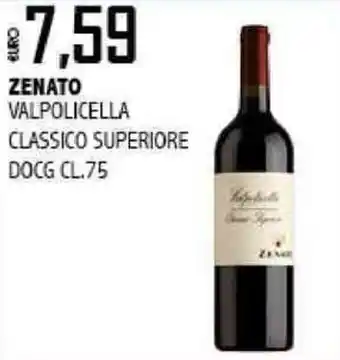 Big Food ZENATO VALPOLICELLA CLASSICO SUPERIORE DOCG CL.75 offerta