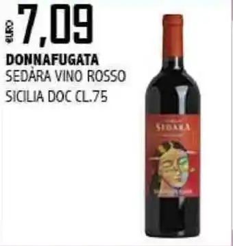 Big Food DONNAFUGATA SEDARA VINO ROSSO SICILIA DOC CL.75 offerta