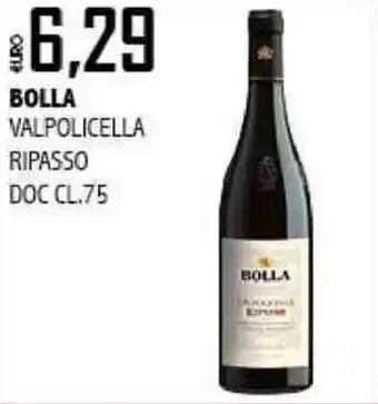 Big Food BOLLA VALPOLICELLA RIPASSO DOC CL.75 offerta