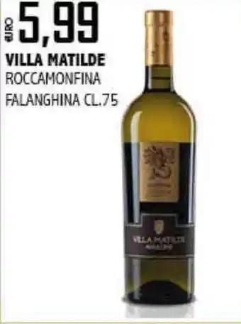 VILLA MATILDE ROCCAMONFINA FALANGHINA CL.75