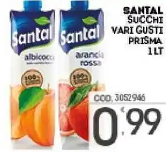 SANTAL SUCCHI VARI GUSTI PURISMA 1 LT