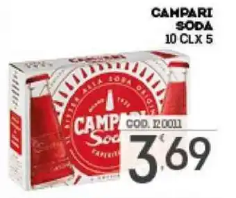 Eurocash CAMPARI SODA 10 CLX 5 offerta
