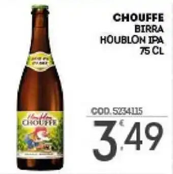 Eurocash CHOUFFE BIRRA HOUBLON IPA 75 CL offerta