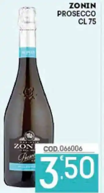 Eurocash ZONIN PROSECCO CL 75 offerta