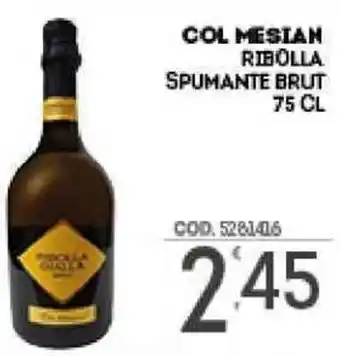 COL MESIAN RIBOLLA SPUMANTE BRUT 75 CL