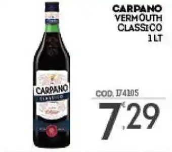 CARPANO VERMOUTH CLASSICO 1 LT