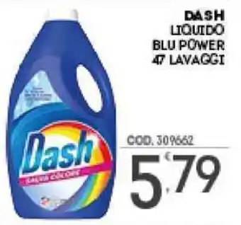 Eurocash DASH LIQUIDO BLU POWER 47 LAVAGGI offerta