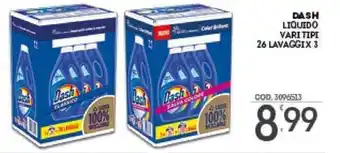 Eurocash DASH LIQUIDO VARI TIPI 26 LAVAGGIX 3 offerta
