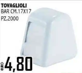 Big Food TOVAGLIOLI BAR CM.17X17 PZ.2000 offerta
