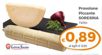 Tocal Provolone Piccante SORESINA offerta