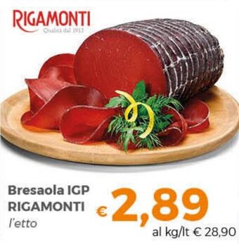 Tocal Bresaola IGP RIGAMONTI offerta