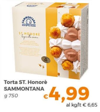Tocal Torta ST. Honorè SAMMONTANA g 750 offerta