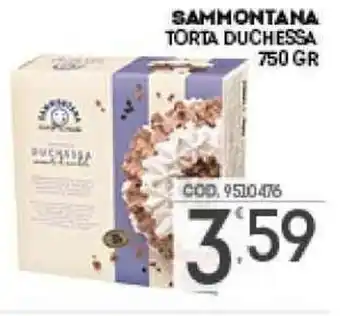 Eurocash SAMMONTANA TORTA DUCHESSA 750 GR offerta