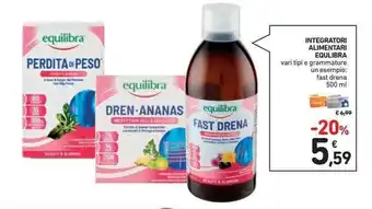 INTEGRATORI ALIMENTARI EQULIBRA 500 ml