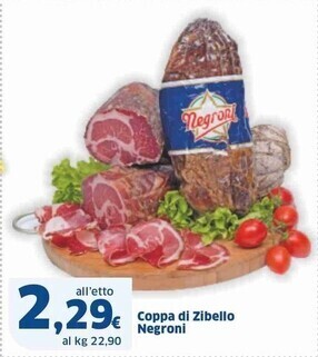Sigma Negroni coppa di zibello offerta