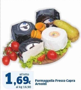 Sigma Arnoldi formaggella fresco capra offerta