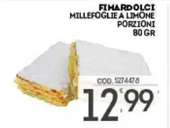 FIMARDOLCI MILLEFOGLIE A LIMONE PORZIONI 80 GR