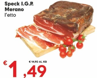 Despar Merano speck i.g.p. offerta