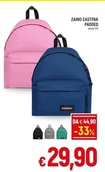 Galassia ZAINO EASTPAK PADDED assortiti offerta