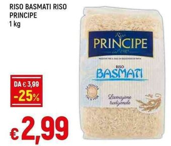 RISO BASMATI RISO PRINCIPE 1 kg