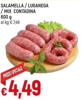 Galassia SALAMELLA / LUGANEGA / MIX CONTADINA 600 g offerta