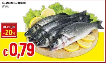 BRANZINO 300/400 all'etto