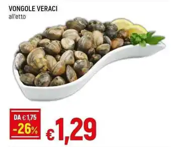 Galassia VONGOLE VERACI all'etto offerta